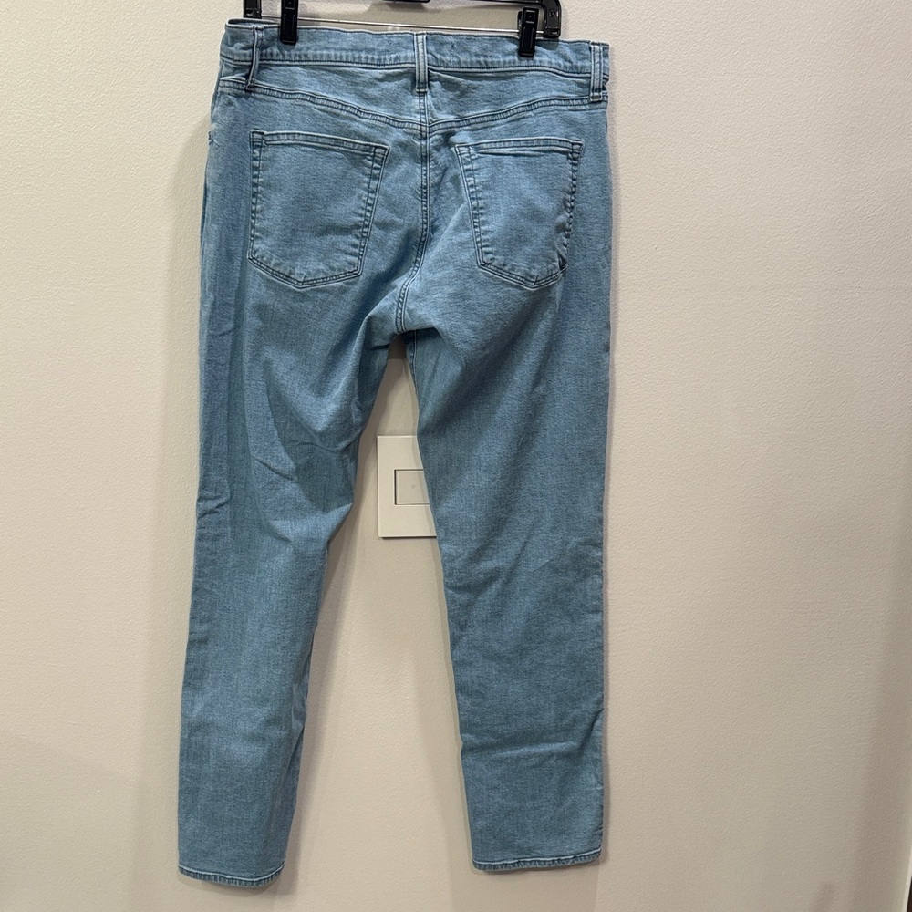 J Brand Kane Straight Fit Light Blue Denim Jeans Size 32 - Picture 6 of 7